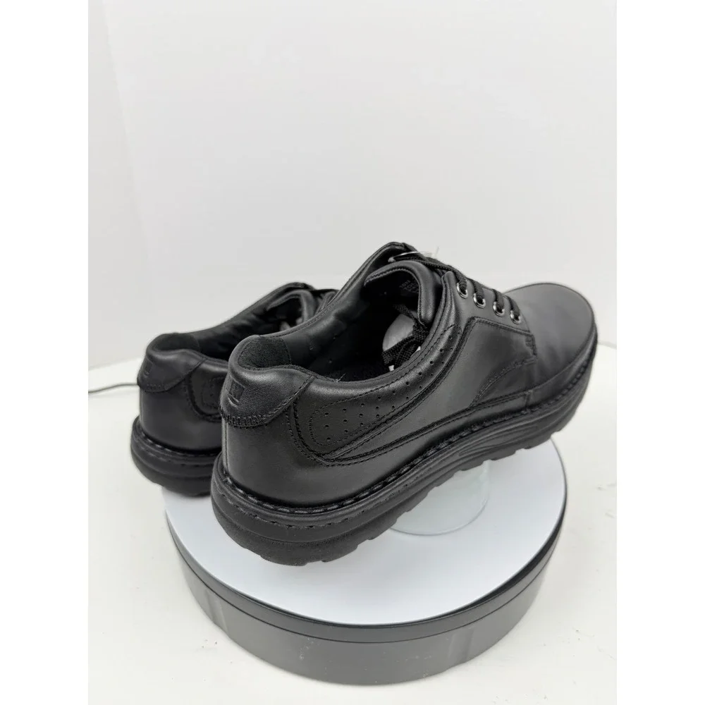 Drew Orthopedic Arch Support Men's Black Leather Comfort Oxford Dress Shoes 10 N